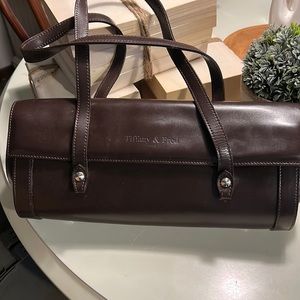 Genuine leather, Tiffany and Fred shoulder bag.